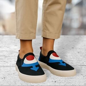 Dr martens "the who" slip on toomey shoe size 8 men's 9 ladies unisex